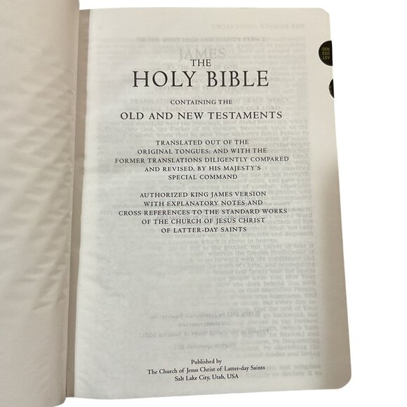 King James Version Holy Bible With Old & New Testaments Gilded Pages 2013 LDS - Picture 4 of 7